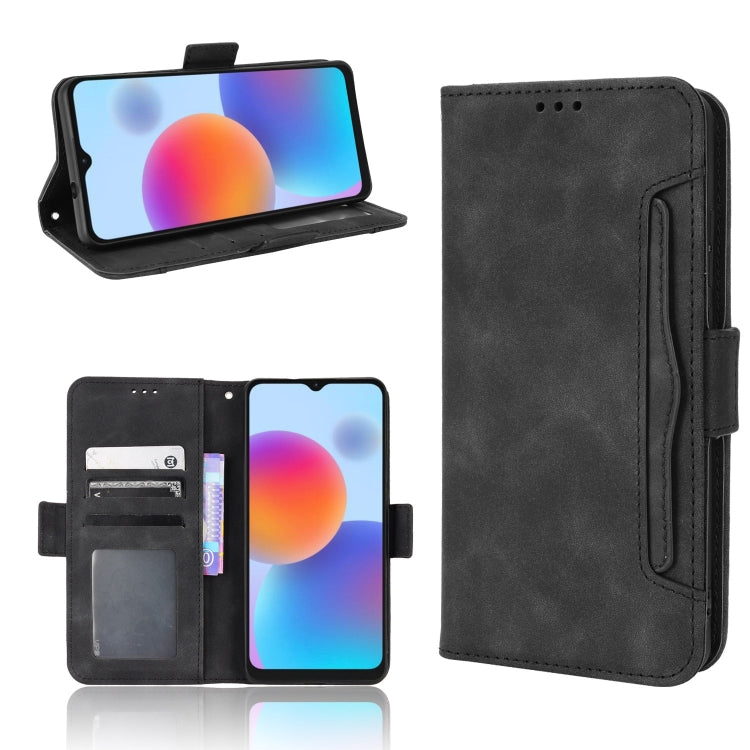 For ZTE Blade A52 Skin Feel Calf Pattern Leather Phone Case