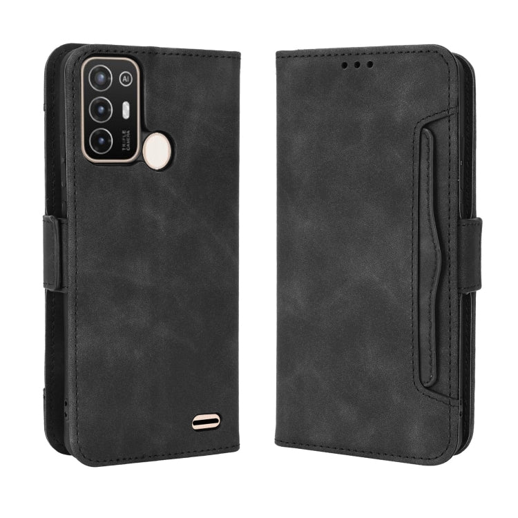 For ZTE Blade A52 Skin Feel Calf Pattern Leather Phone Case