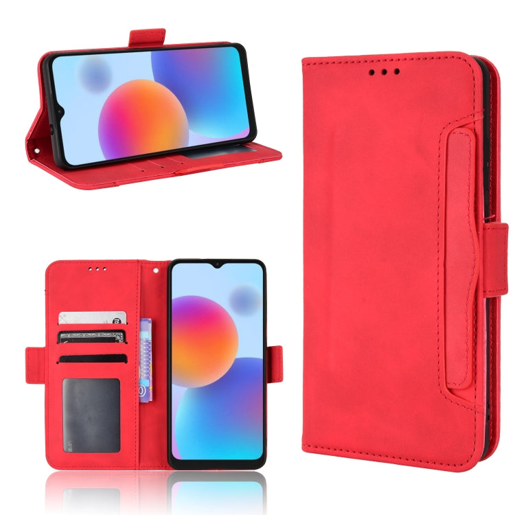 For ZTE Blade A52 Skin Feel Calf Pattern Leather Phone Case
