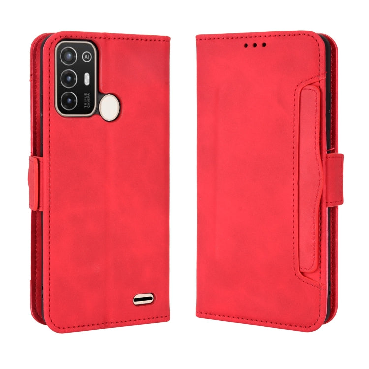 For ZTE Blade A52 Skin Feel Calf Pattern Leather Phone Case