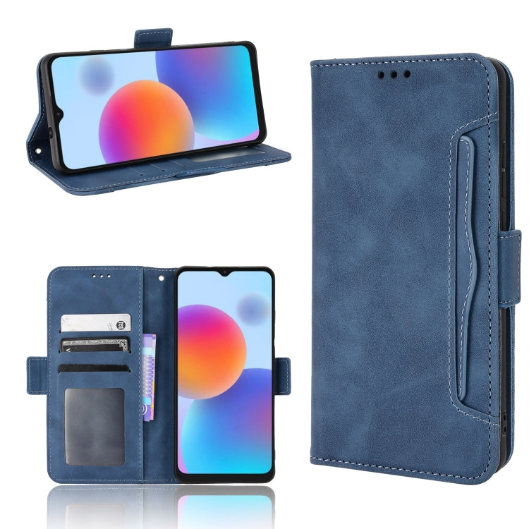 For ZTE Blade A52 Skin Feel Calf Pattern Leather Phone Case