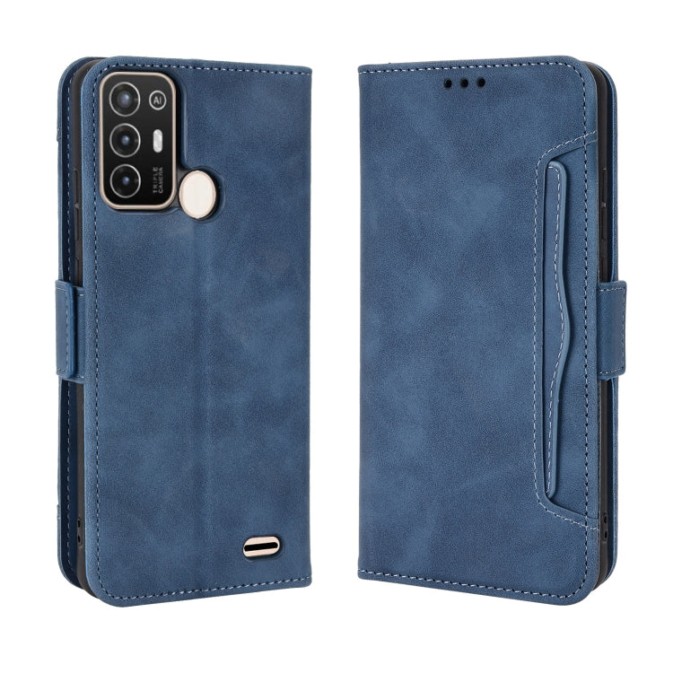 For ZTE Blade A52 Skin Feel Calf Pattern Leather Phone Case