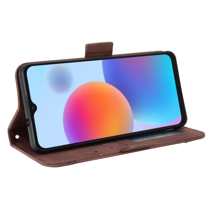 For ZTE Blade A52 Skin Feel Calf Pattern Leather Phone Case