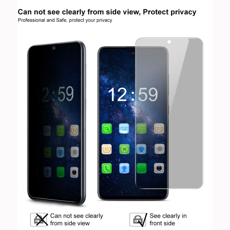 For Galaxy A71 IMAK HD Anti-spy Tempered Glass Protective Film