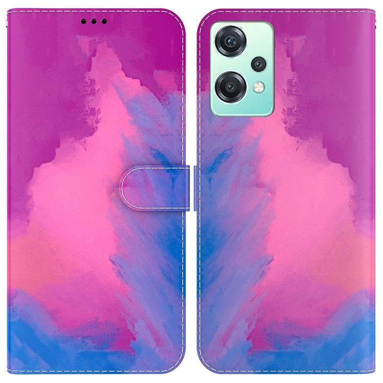 For OnePlus Nord CE 2 Lite 5G Watercolor Pattern Horizontal Flip Leather Phone Case