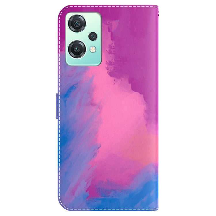 For OnePlus Nord CE 2 Lite 5G Watercolor Pattern Horizontal Flip Leather Phone Case