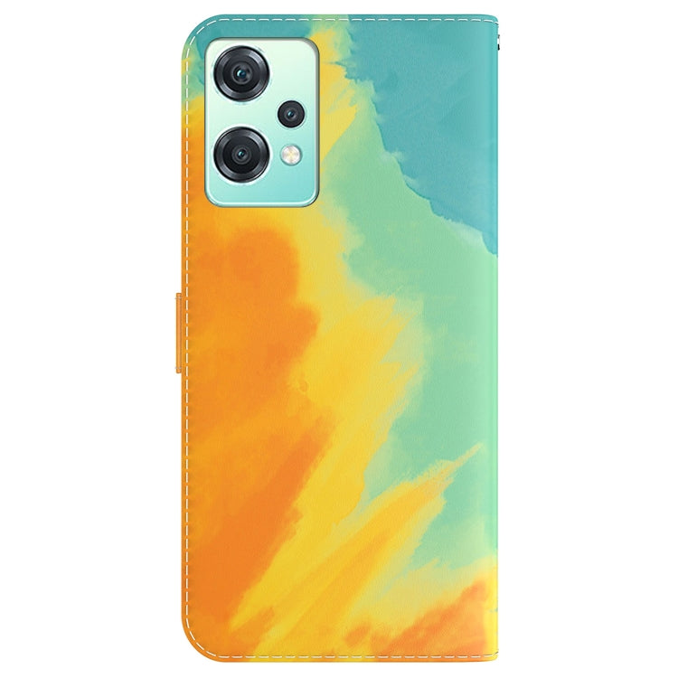 For OnePlus Nord CE 2 Lite 5G Watercolor Pattern Horizontal Flip Leather Phone Case