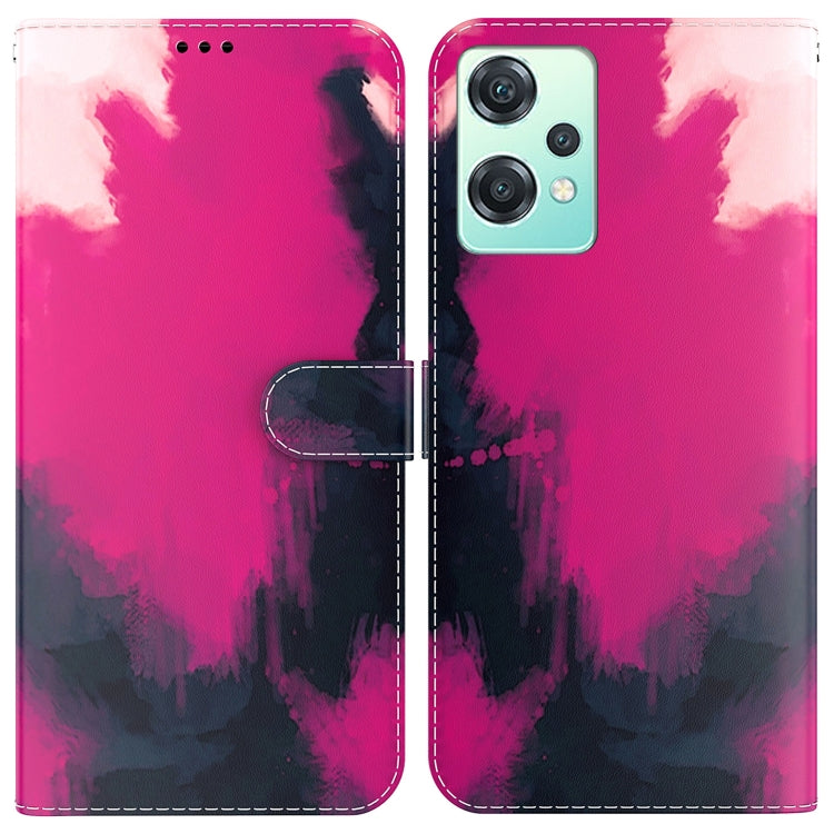 For OnePlus Nord CE 2 Lite 5G Watercolor Pattern Horizontal Flip Leather Phone Case