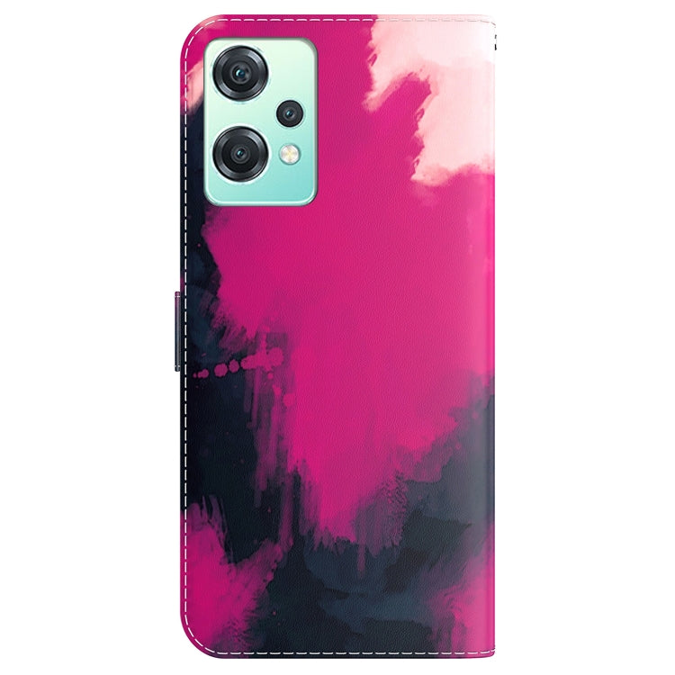 For OnePlus Nord CE 2 Lite 5G Watercolor Pattern Horizontal Flip Leather Phone Case