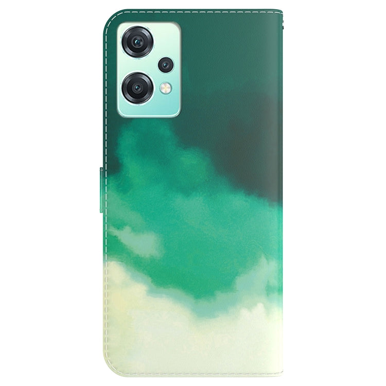 For OnePlus Nord CE 2 Lite 5G Watercolor Pattern Horizontal Flip Leather Phone Case