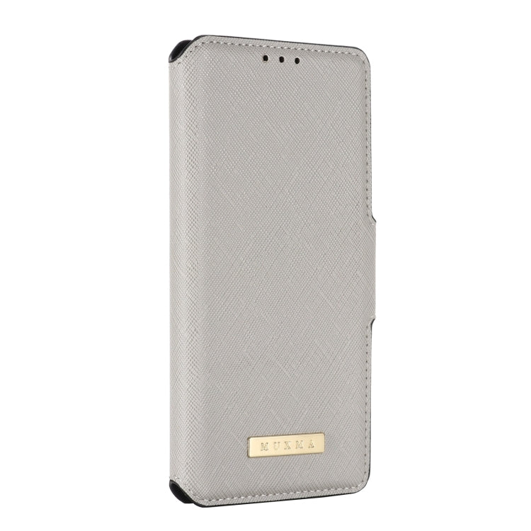 For Honor 50 MUXMA MX115 Cross Texture Oil Edge Flip Leather Phone Case