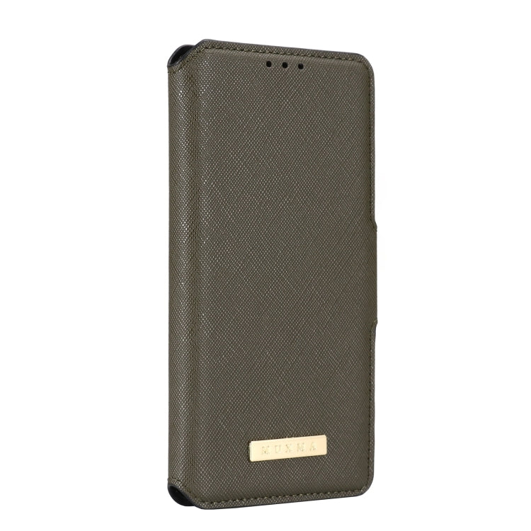 For Honor 50 MUXMA MX115 Cross Texture Oil Edge Flip Leather Phone Case