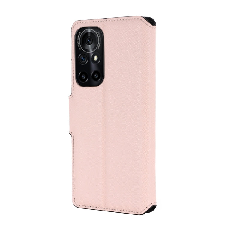 For Honor V40 5G MUXMA MX115 Cross Texture Oil Edge Flip Leather Phone Case