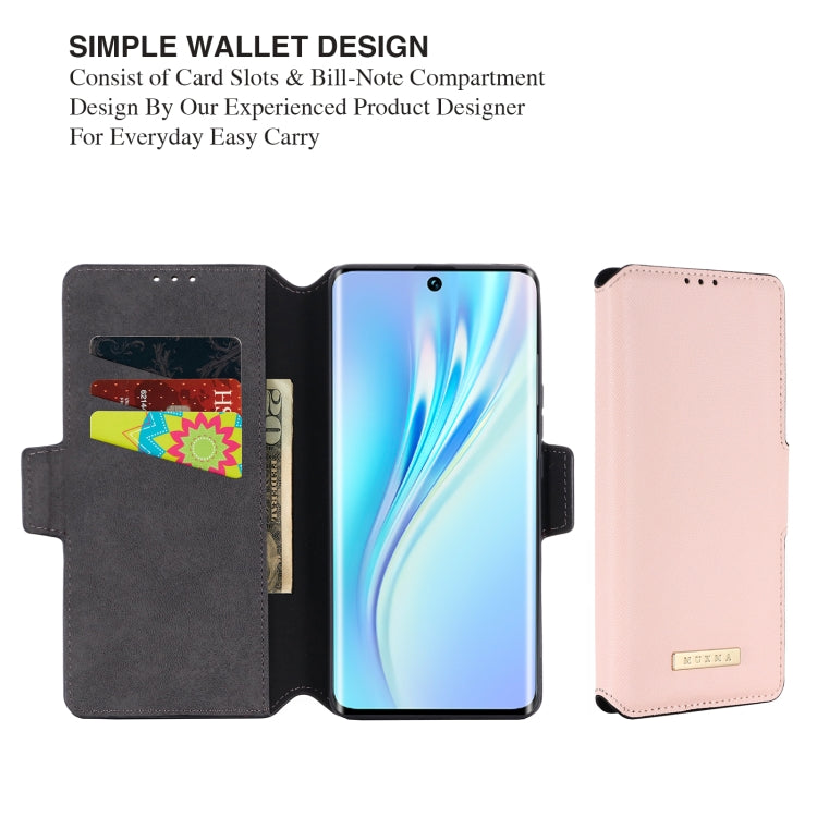For Honor V40 5G MUXMA MX115 Cross Texture Oil Edge Flip Leather Phone Case