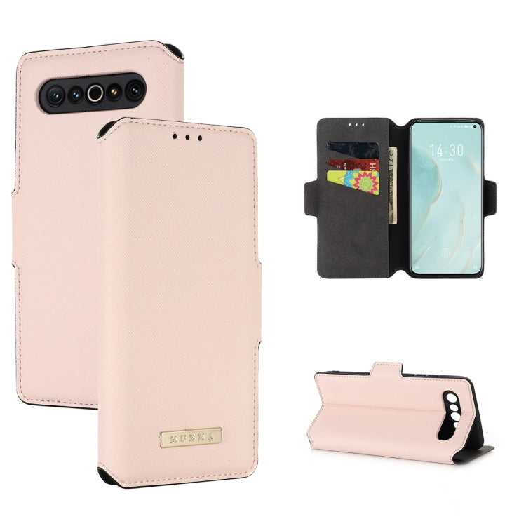For Meizu 17 / 17 Pro MUXMA MX115 Cross Texture Oil Edge Flip Leather Phone Case