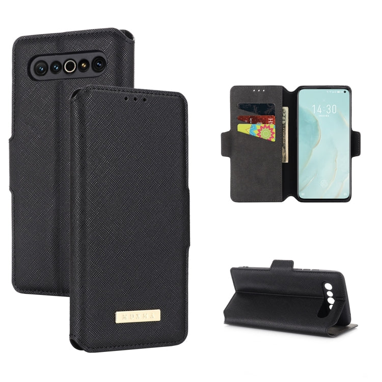 For Meizu 17 / 17 Pro MUXMA MX115 Cross Texture Oil Edge Flip Leather Phone Case