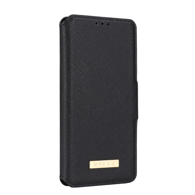 For Meizu 17 / 17 Pro MUXMA MX115 Cross Texture Oil Edge Flip Leather Phone Case