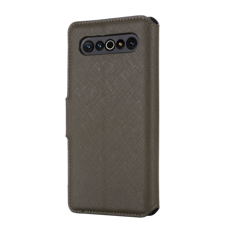 For Meizu 17 / 17 Pro MUXMA MX115 Cross Texture Oil Edge Flip Leather Phone Case