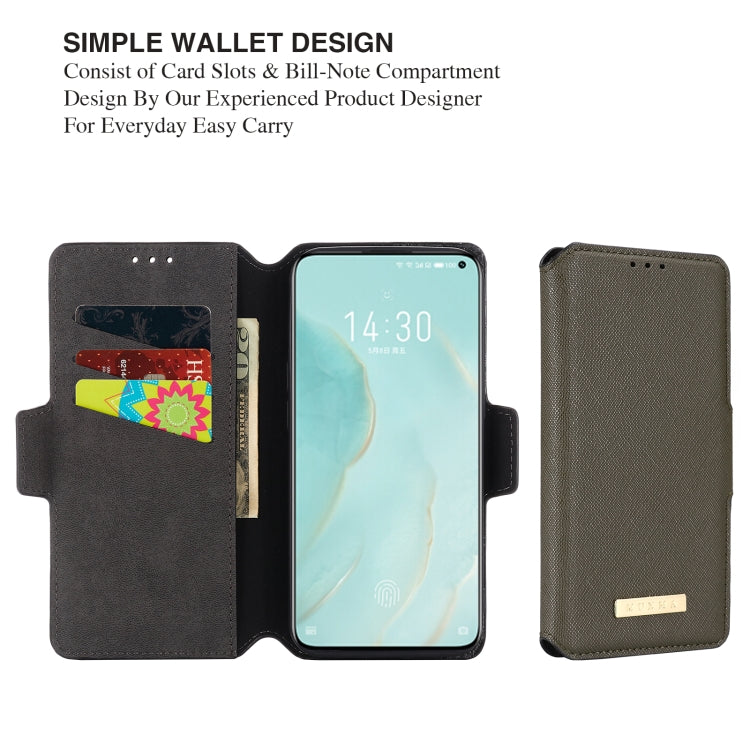 For Meizu 17 / 17 Pro MUXMA MX115 Cross Texture Oil Edge Flip Leather Phone Case