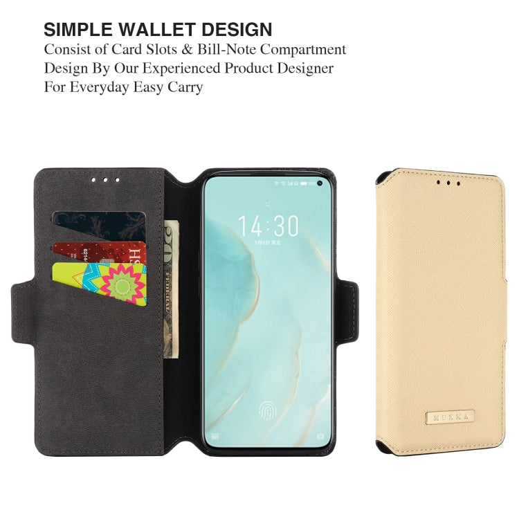 For Meizu 17 / 17 Pro MUXMA MX115 Cross Texture Oil Edge Flip Leather Phone Case