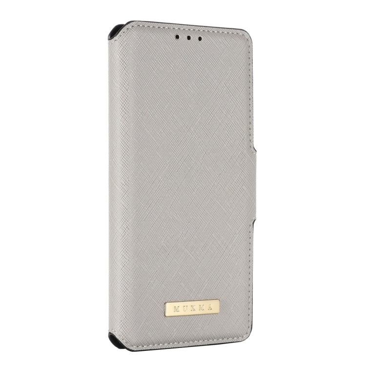 For Meizu 18 Pro MUXMA MX115 Cross Texture Oil Edge Flip Leather Phone Case