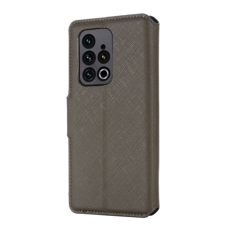 For Meizu 18 Pro MUXMA MX115 Cross Texture Oil Edge Flip Leather Phone Case