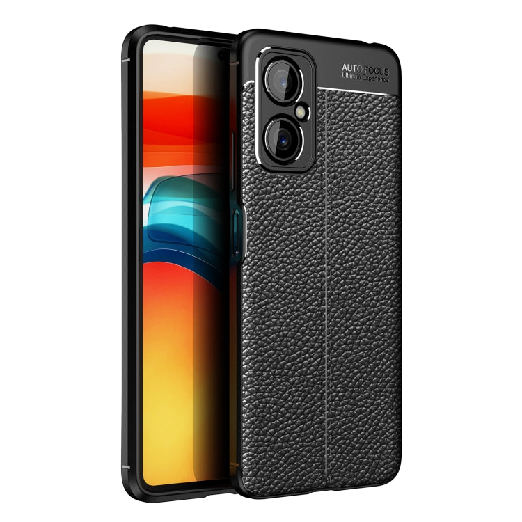 For Xiaomi Poco M4 5G Litchi Texture TPU Phone Case