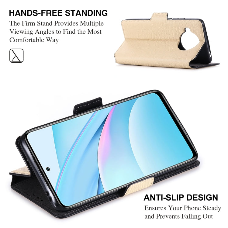 For Xiaomi Mi 10T Lite 5G MUXMA MX115 Cross Texture Oil Edge Flip Leather Phone Case