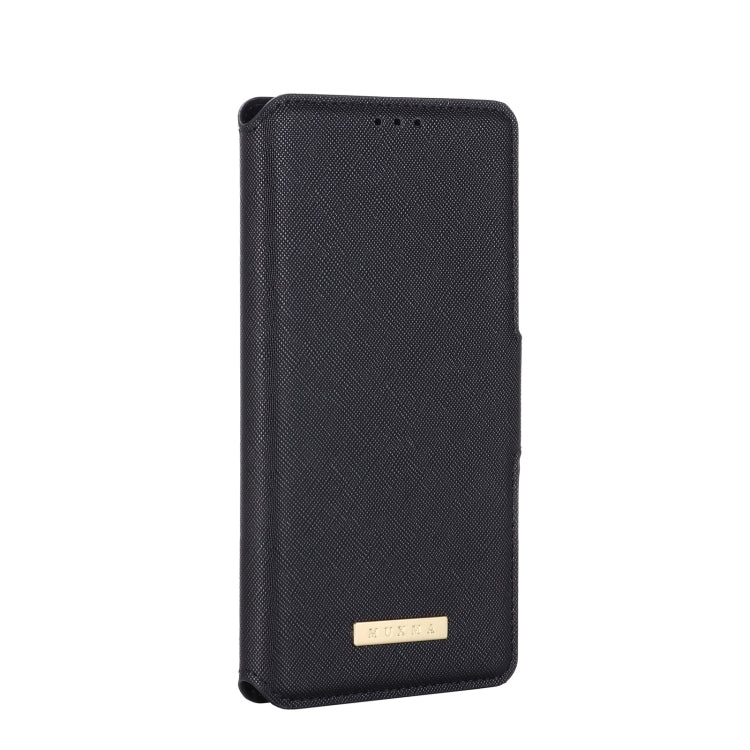 For Xiaomi Poco X3 NFC / X3 MUXMA MX115 Cross Texture Oil Edge Flip Leather Phone Case