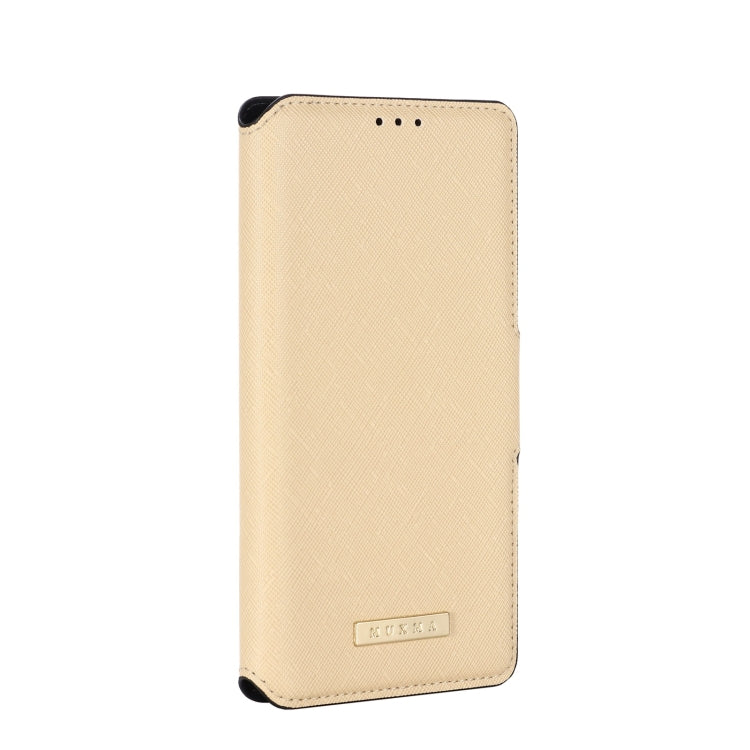 For Xiaomi Poco M3 MUXMA MX115 Cross Texture Oil Edge Flip Leather Phone Case