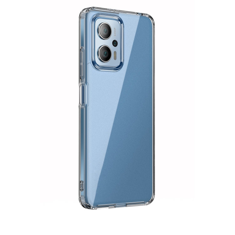 For Xiaomi Redmi Note 11T Pro Ice Crystal PC + TPU Phone Case