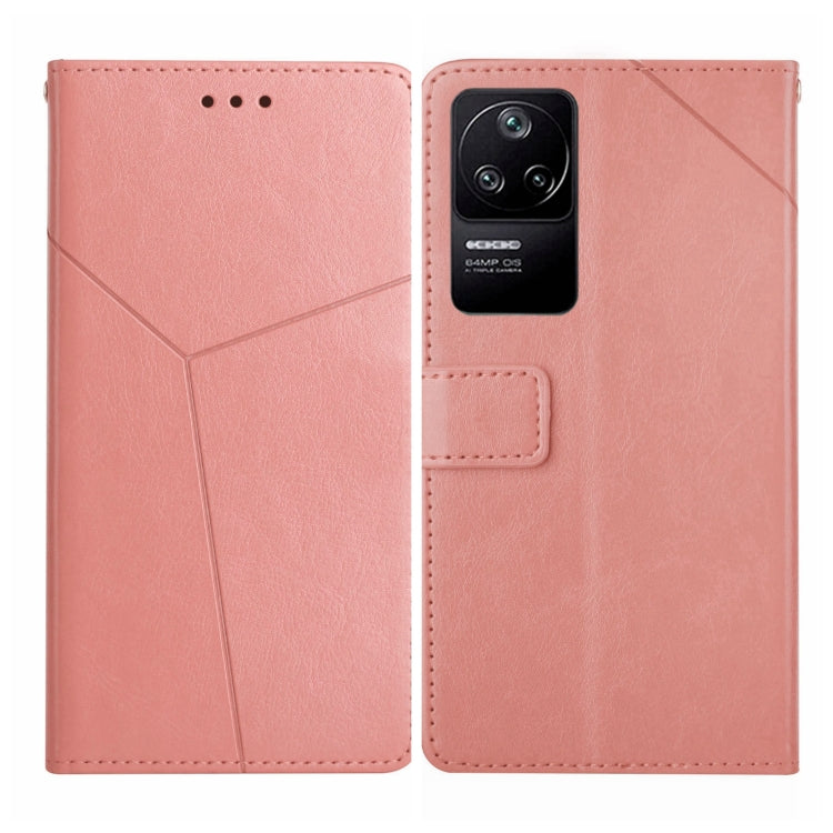 For Xiaomi Poco F4 5G Y Stitching Horizontal Flip Leather Phone Case