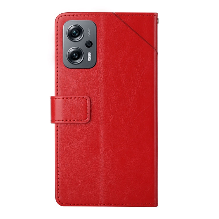 For Xiaomi Poco X4 GT Y Stitching Horizontal Flip Leather Phone Case