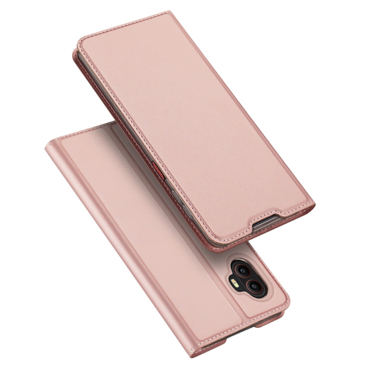For Samsung Galaxy Xcover6 Pro DUX DUCIS Skin Pro Series Flip Leather Phone Case