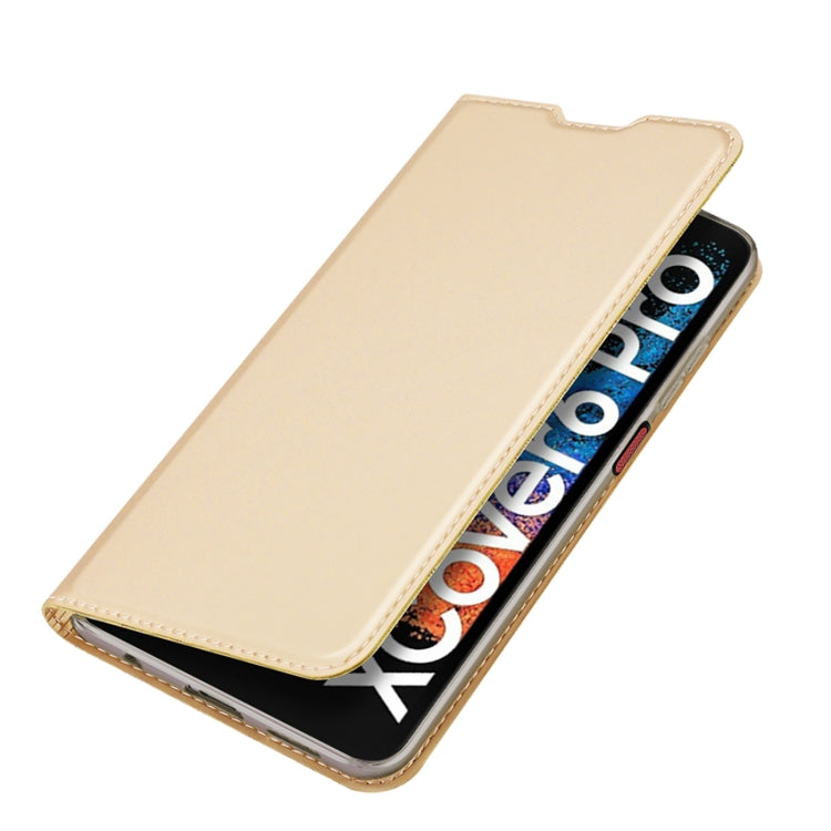 For Samsung Galaxy Xcover6 Pro DUX DUCIS Skin Pro Series Flip Leather Phone Case