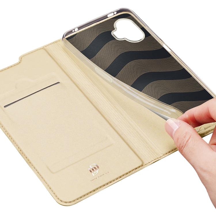 For Samsung Galaxy Xcover6 Pro DUX DUCIS Skin Pro Series Flip Leather Phone Case
