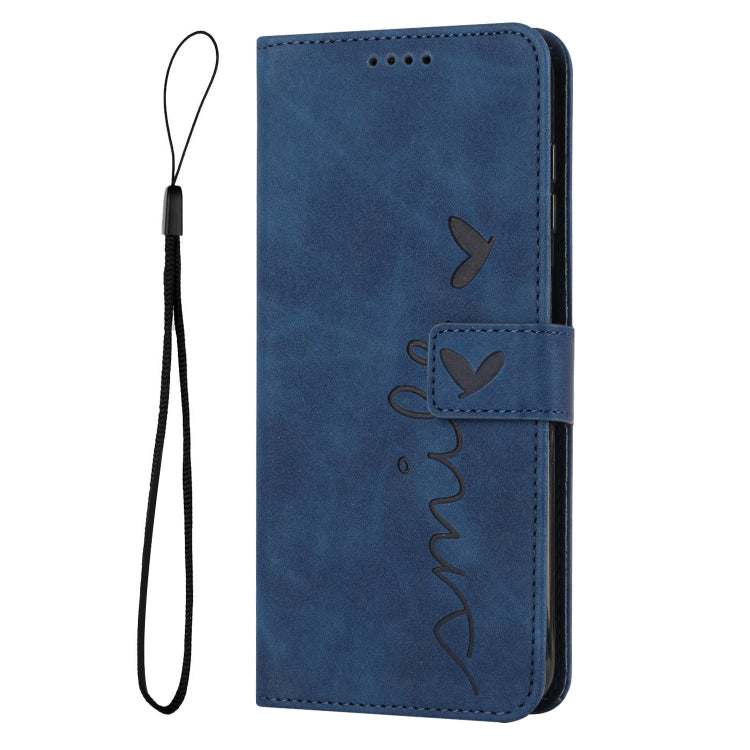 For Tecno Pova Neo Skin Feel Heart Pattern Leather Phone Case