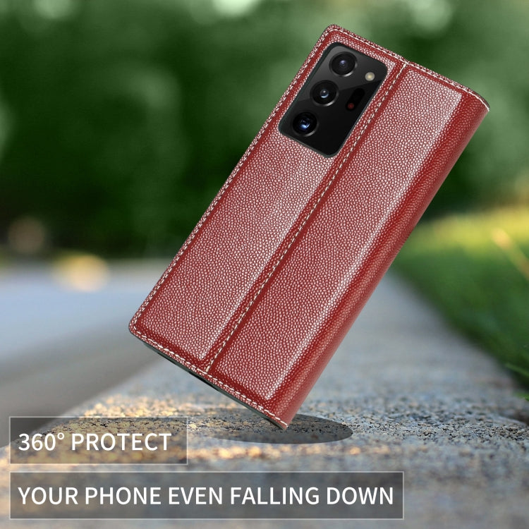 For Samsung Galaxy S21 Ultra 5G 3-Splicing Flip Microfiber Leather Phone Case