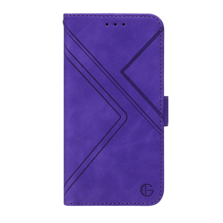 For Samsung Galaxy S22 5G RFID Geometric Line Flip Leather Phone Case