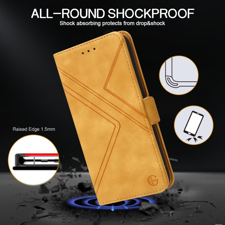 For Samsung Galaxy S22 Plus 5G RFID Geometric Line Flip Leather Phone Case