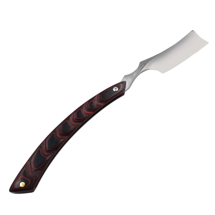 Z-9 Folding Manual Shaving Shaver Travel Straight Edge Razor Beard Cutter(White Blade Stable Wood)