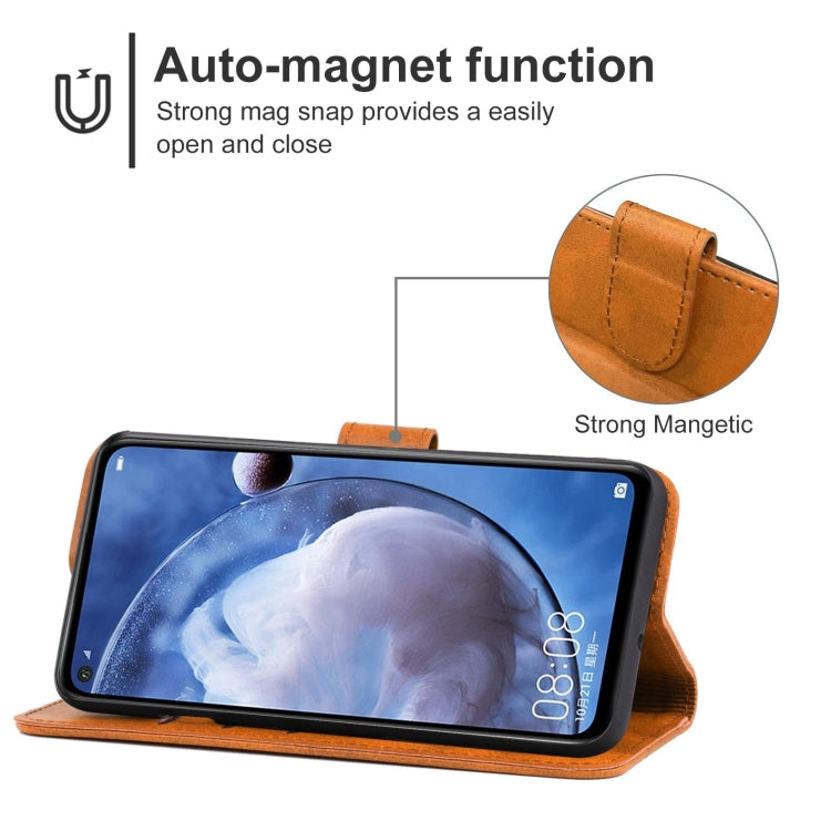 For Huawei nova 5z Leather Phone Case
