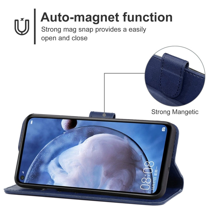 For Huawei nova 5z Leather Phone Case