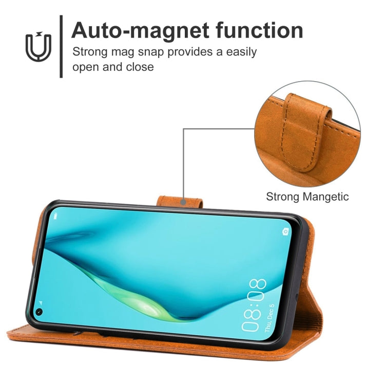 For Huawei P40 Lite / nova 6 SE / nova 7i Leather Phone Case