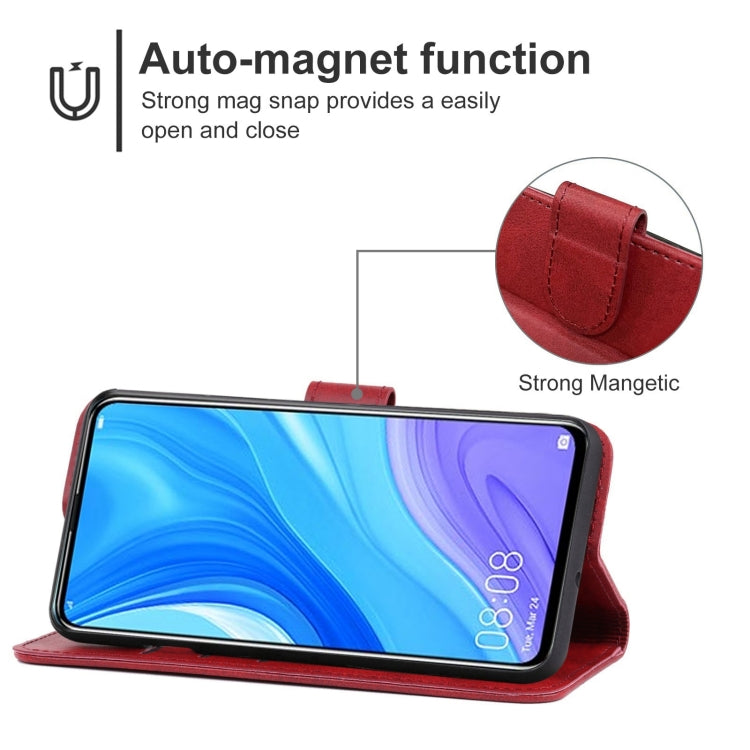 For Huawei Y9s Leather Phone Case