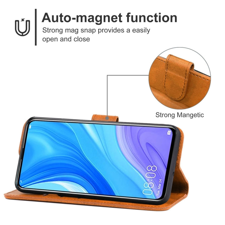 For Huawei Y9s Leather Phone Case
