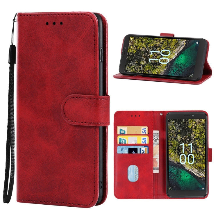 For Nokia C100 Leather Phone Case