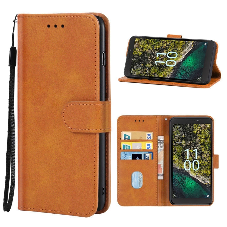 For Nokia C100 Leather Phone Case