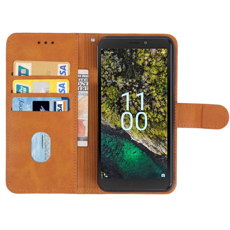 For Nokia C100 Leather Phone Case