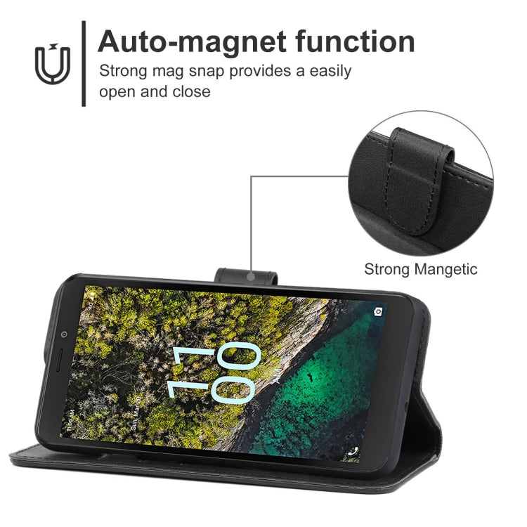 For Nokia C100 Leather Phone Case